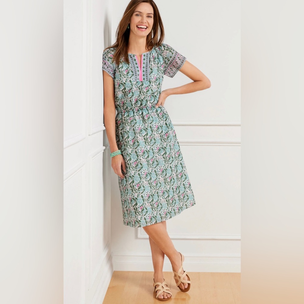 Talbots lightweight Midi Dress Size 4 NWT